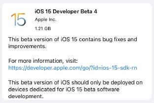 苹果ios15beta4描述文件更新了什么? ios15beta4更新内容一览[多图]图片1